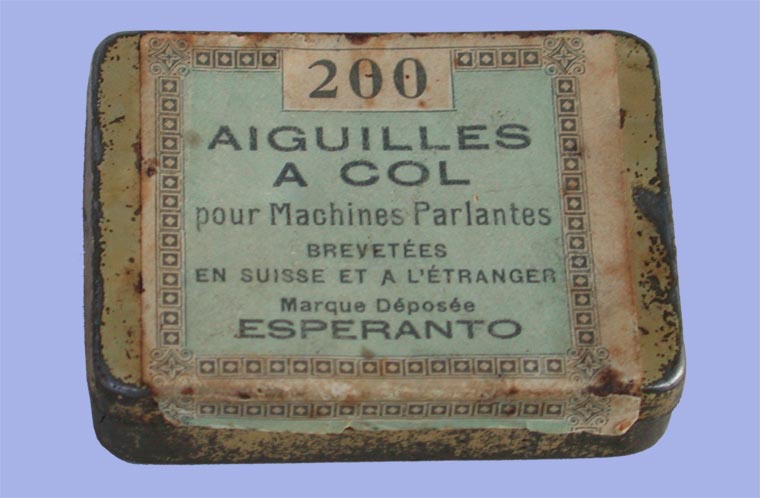 Bo�tes d&rsquo;aiguilles Esperanto